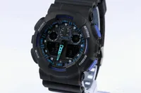 Новые мужчины бегущие вооруженные часы наручные часы GA100 светодиодные кварцевые часы спортивные мужские Relogios Masculino Shock Big Cell G AA386