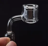 Irrésistible XXL Quartz thermique Banger 10 mm 14 mm 18 mm Double tube à quartz ongles OD 28mm pour le verre Pipes eau
