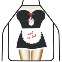 Cooking Kitchen Apron Christmas Sexy Funny Dinner Party Baking Apron BBQ Polyester Apron For Woman Men Cartoon Home Kitchen Tools Aprons