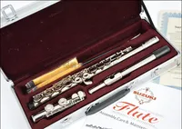 Flauto argentato Flauto di alta qualità SUZUKI 16 fori C argentato flauto a foro chiuso strumento / pacchetto Spedizione gratuita