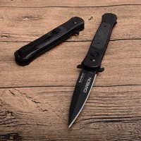 2018 Cold Steel Carbon pieghevole automatico migliore coltello 8Cr13mov lama in fibra di carbonio + acciaio maniglia tattica coltelli da tasca