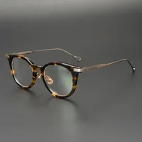 High Quality 2 In 1Clip On Glasses Frame Men Sunglasses Optical Myopia Degree Prescription Eyeglasses Frame Pure titanium And Acetate