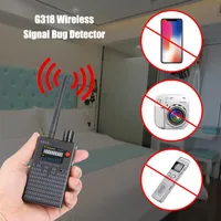 G318 Kablosuz Sinyal Hata Dedektörü Anti Hatka Kamera Dedektörü GPS Konumu Bulucu Izci Frekans Tarama Süpürecisi Güvenliği Korumak