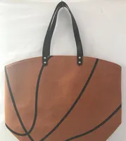 2021 Outdoor Bags Oversize Baseball Tote Shoulder Bag, Sport Prints Utility Tote Handbag Canvas Sport Travel Beach för kvinnor