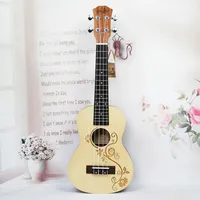 envío de la alta calidad de 23 pulgadas Ukulele concierto acústico Mini Guitarra palisandro 4 cuerdas Spruce Tallas de Madera Ukulele