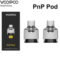 VOOPOO PnP Pod Cartridge 4,5 ml-Behälter Atomizer 2pcs / pack passen alle PnP Spule für Voopoo Drag 2 Ziehen X Drag authentischem