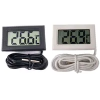 Hushållens mini Digital elektronisk termometer LCD-temperaturinstrument Sensor Temp Tester Dutisprecise Digital Temp Meter BH1235 TQQ