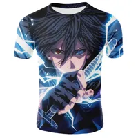 2019 Harajuku naruto sasuke ninja t shirt uomo 3d cartoon t-shirt anime estate camisetas hombre tshirt camiseta de los hombres c010