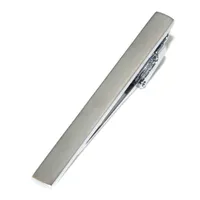 Simple Tie Clips Business Suits Shirt Necktie Tie Bar Clasps Silver Fashion Jewelry for Men Will and Sandy Drop Ship