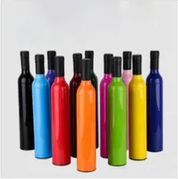 Kolloid Şemsiyeler Yaratıcı Şişe Şemsiye Güneşlik Kullanışlı Çok Fonksiyonlu Çift Amaçlı Gümüş Moda Plastik Şarap Şişeleri YYSY86 Carry
