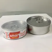 2 estilos Bolsas de embalagem SmartBud máquina selada latas latas de estanho 3.5 grama esperto jarro frasco tanque de erva seca embalagem de flor com 16 laboros de adesivos de sabor