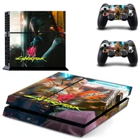 GTA V Vinyl Skin Sticker Cover For Sony PS4 Console with 2 Controllers Decal For Playstation 4 Gamepad Controle