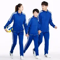 Sezon Uzun Kollu Futbol Takım Elbise Erkekler ve Kadın Öğrenci Işık Paneli Voleybol Maçı Eğitim Forması