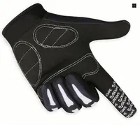 Fashion-Biker corse invernali Five Fingers Gloves Finger protected cranio ha stampato traspirante Guanti