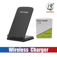 2 Coils 10W Wireless Charger Fast Qi Wireless Charging Stand Pad for Apple iPhone X 8 8Plus Samsung Note 8 S8 S7 all Qi-enabled Smartphones