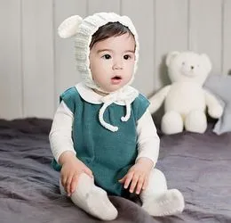 Coreano Sombrero Infantil Niño Gorro De Punto Boina Bebé Suave Pintor Lana  Caliente