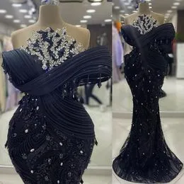 Robe De Bal Tadashi Noir à Paillettes Stretch - Taille 10 - Neuf Sans étiquettes - Vintage
