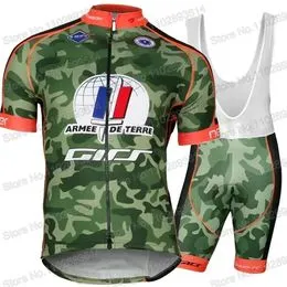 Maillot Cyclisme Manches Longues – Camo Armée – VTT Route – Homme – Polyester