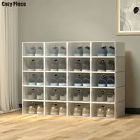 Zapatero organizador de zapatos, contra la pared, estante de almacenamiento  simple, multicapa moderna de madera de simplicidad para sala de