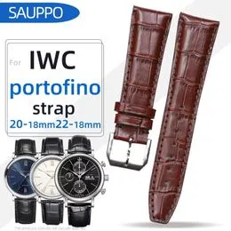 Bracelet De Montre En Caoutchouc Silicone Noir 26x16mm Pour IWC Aquatimer - Bracelet De Rechange IW354807 Pour Homme