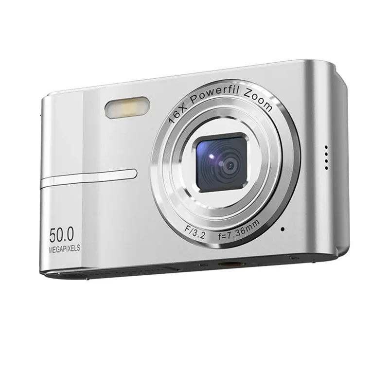Fotocamera Compatta 4K Da 48 MP Con Zoom 18X – Videocamera Portatile Per Vlogging, Selfie E Viaggi, Schermo IPS 3 Pollici E Filtro Bellezza