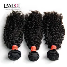 6 sztuk Lot 8-30inch Brazylijski Kinky Kręglarski Dziewiczy Włosy Grade 7a Nieprzetworzone Głębokie Curl Ludzki Włosy Wyplata Wiązki Naturalne Rozszerzenia Kolor Dwuleci