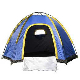 Partihandel - Vattentät sexkantig stor campingvandring av tält utomhus basläger blå picknick strand