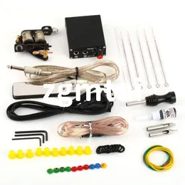 Details about Complete Tattoo Kit Set Equipment Machine Needles Power Supply Gun Inks G9#E702