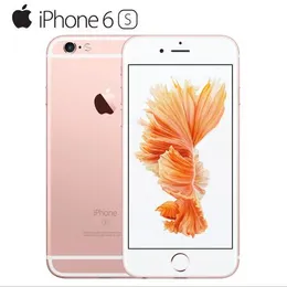 Renoverad Original olåst iPhone 6s Support Fingeravtryck Mobiltelefon 4G LTE 4.7 inches iOS 2GB RAM 16GB / 64GB / 128GB ROM 12MP 2160P