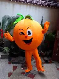 2017 завод прямая продажа оранжевый фрукты талисман костюм костюм свободный размер костюм талисмана костюм необычные платья мультфильм персонаж партии наряд костюм