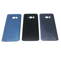100PCs Original batteriluckor Back House Cover Glasskydd för Samsung Galaxy S8 G950 G950P S8 Plus G955P med limklistermärke