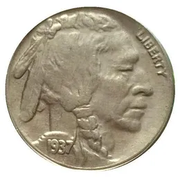 1937-D Buffalo Nickel Coin Kopiuj Darmowa Wysyłka