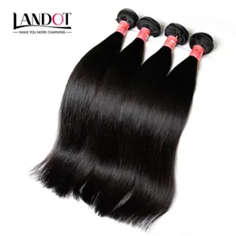 Brazilian Straight Hair 100% Human Hair Weave 4Bundles Lot Unprocessed 8A Brazillian Silky Straight Hair Extension Natural Color Double Weft