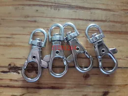 Gratis frakt 5000PCS / Lot 3.8cm Högkvalitativ nyckelring Hummer Clasps Swivel Trigger Clips Snap Hooks Keychain Key Ring 5.9g