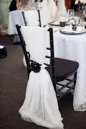 Düğün için sandalye Kanat Dantel Narin Düğün 3D Çiçek Süslemeleri Sandalye Sandalye Sashes Düğün Aksesuarları Kapakları