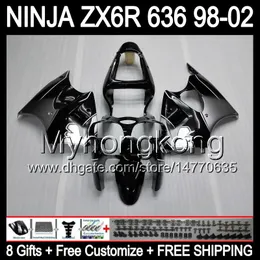 最前線の Set Fairing For ZQ6 6C ZZX MY40 ZZ636 02 98 ZX6R Kawasaki Tシャツ(半袖/袖なし)