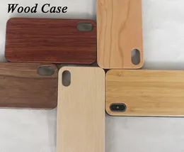 Handmade Bamboo Case For Iphone X 8 7plus 6 6s plus Wood TPU Cases Wooden Cover For Samsung Note 8 S8 S7edge S6 Case Free DHL