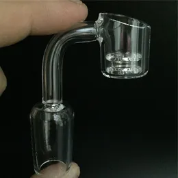 10mm 14mm 18mm 다이아몬드 매듭 석영 Banger 손톱 남성 여성 더블 스택 Domeless 손톱 유리 파이프 용 Da Rig Oil Rig Glass Bong