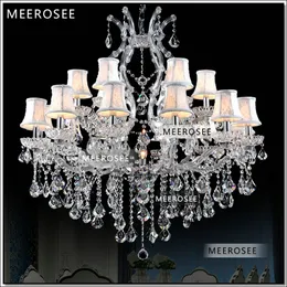 Luxury Crystal Chandeliers Light Fixture Maria Theresa Crystal Pendant Luster Lamp Clear Chrome Indoor Lighting Deckenleuchten for Lobby Stair Hallway project