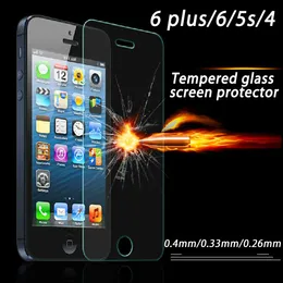 För Galaxy Core Prime G360 Härdad glasskärmsskyddsfilm för Apple iPhone 6 Plus 5S för LG L Bello 2 Nexus 5x