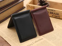 Gubintu New Fashion PU Money Clips Stainless Steel Money Clip Znane marki Money Clip Portfele z kieszonką na monety i posiadacz ID