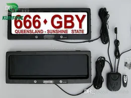 원격 제어 자동차 라이센스 커버 플레이트가있는 호주 자동차 번호판 프레임