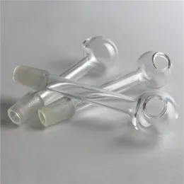 10-mm-Stecker, gerades Glas-Ölbrennerrohr mit 3-Zoll-Glasrauchwasserpfeifen, dicke Pyrex-Ölbrennerrohre zum Rauchen