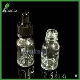 Großhandel 1000 Stück Glasflaschen E-Zigarette Liquid Ejuice 5 ml 10 ml 15 ml 30 ml 50 ml Glas-Tropfflaschen mit kindersicherem Verschluss