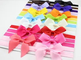 Baby Bow Opaska na głowę Akcesoria do włosów Dziewczyny Bow Głowa Pałąk dla maluchów Fryzjer Freeshipping 20pcs/Lot