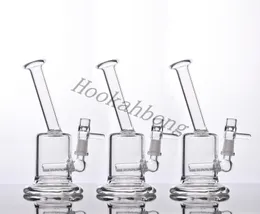 Mini-Shisha-Pfeife Glasbong Wasserpfeifen Bongs Recycler Filter Perkolatoren Rauchen Bubbler Jiont 10 mm Höhe 13 cm