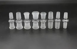 Conversor de adaptador de vidro drop down fêmea 10mm para fêmea 10mm, macho 10mm para macho 10mm, 14mm 18mm adaptadores de conversor de vidro para bongos de vidro