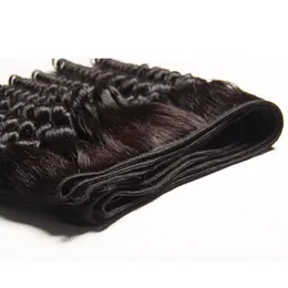 Funmi curl new mode hår väver 3 st mycket obearbetade mänskliga hårförlängningar fumi lockigt hår