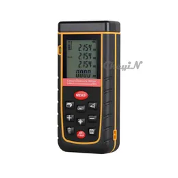 Partihandel-digital bakgrundsbelysning LCD-skärm 80m 262ft laseravståndsmätare Range Finder Area/Volume Measce Tape Lazer RangeFinder CJY09-P2224