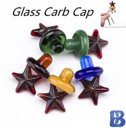 Glass Carb Cap Star Style UFO Cap Dome for 4MM Quartz Banger,thermal Bangers,glass pipes, dab oil rigs